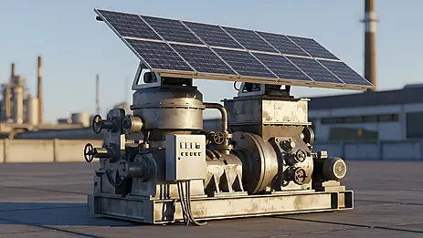 Industrial solar pump system